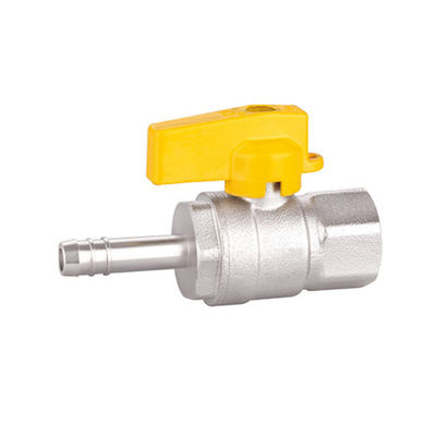 Gasmessing Kogelkraan met schroefdraad Mannelijke X-slangaansluiting PTFE-kogelkraan