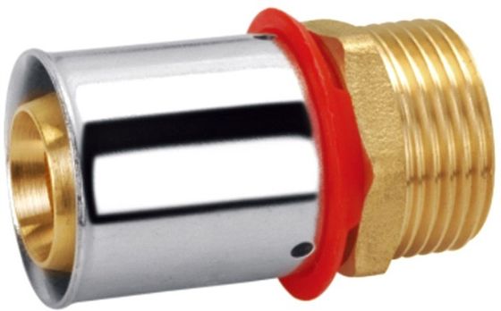 Messing mannelijke verbindingsfitting PF3003 compressie rechte connector