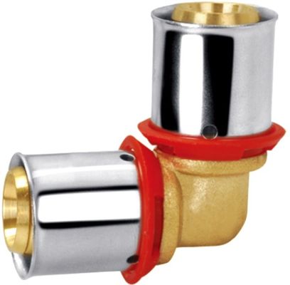 OEM Anticorrosieve Gelijke de Elleboogmontage van 90 de Compressiemontage PF3004 van het Graadmessing