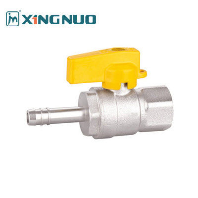 Vrouwelijk Gespeld Gas Messing Valve 1/2 Inch 1 Inch Gespeld Ball Valve Man X Slang Connector PTFE Ball Valve