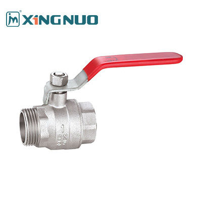 1/2 inch mannelijke en vrouwelijke koperen kogelklep Precision CNC bewerkte koperen kwart draaiklep voor water / gas