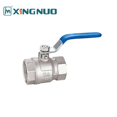 Nickelplating Messing Ball Valve 100% lek getest CNC voor normale temperatuur water of lucht