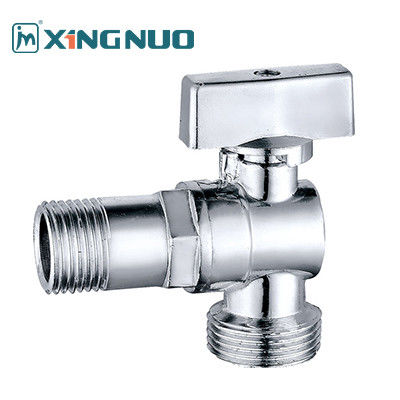 Messing kogelventil Hoek grote stroom toilet badkamer Valve Gekroomde standaard connector voor water toepassingen