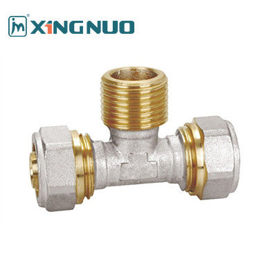 NSF Messing Vrouwelijke Elbow Fittings Koper- en ijzerbuizen Dubbelkleurige PEX-buizen Fittings Man Tee PEX-compressiefittings