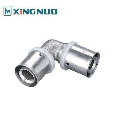 1.0Mpa Vrouwelijke koperen buisbevestigingen Elbow Lead Free NSF Certified Elbow Pipe Connector Brass Press Fitting